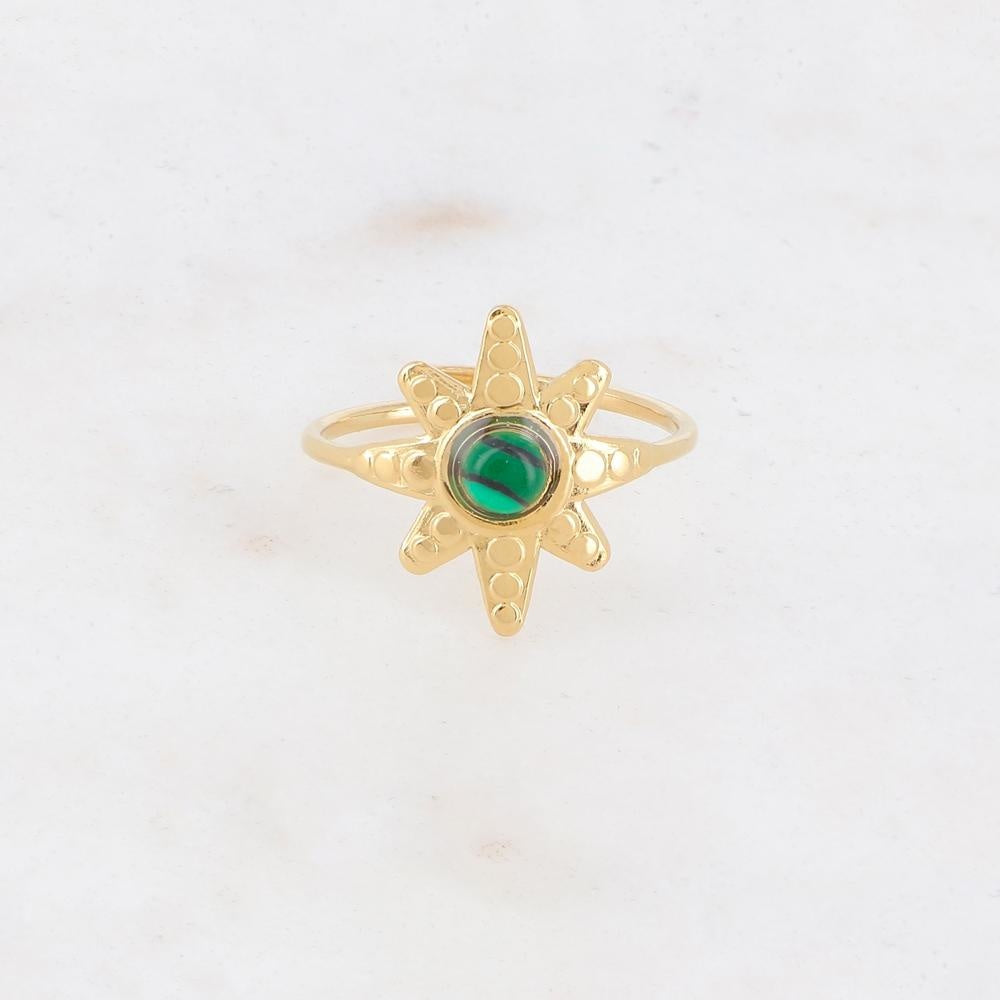 Estrellas - Anillo - Acero inoxidable - Ajustable