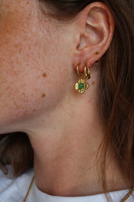 Una - Boucles d'oreilles - Acier inoxydable