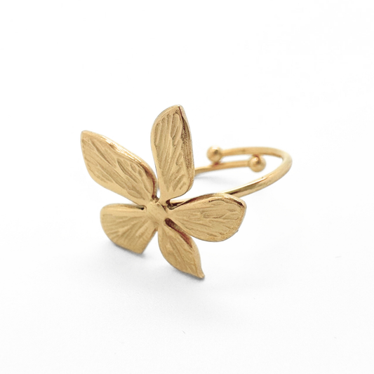 Florally - Ring - Edelstahl