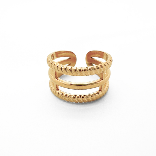 Axelle - Anillo - Acero inoxidable - Ajustable