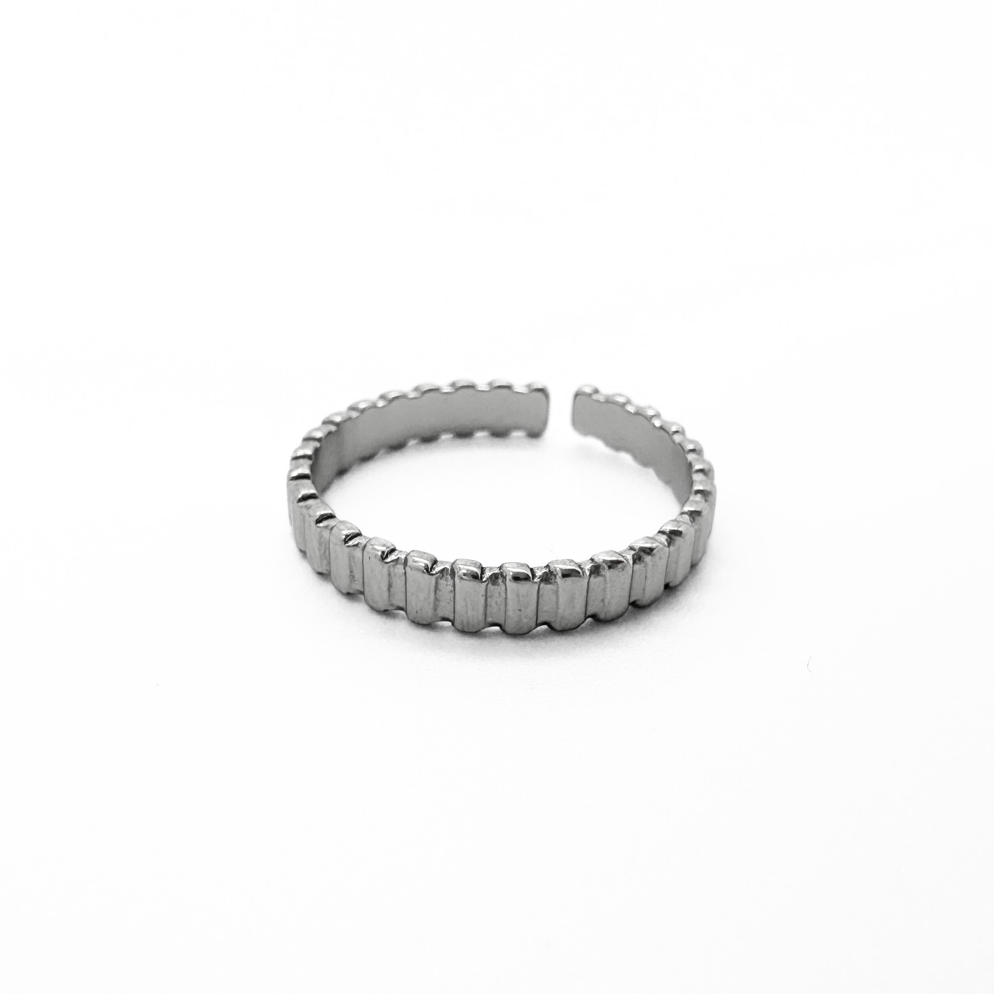 Mika - Ring - Stainless Steel - Adjustable