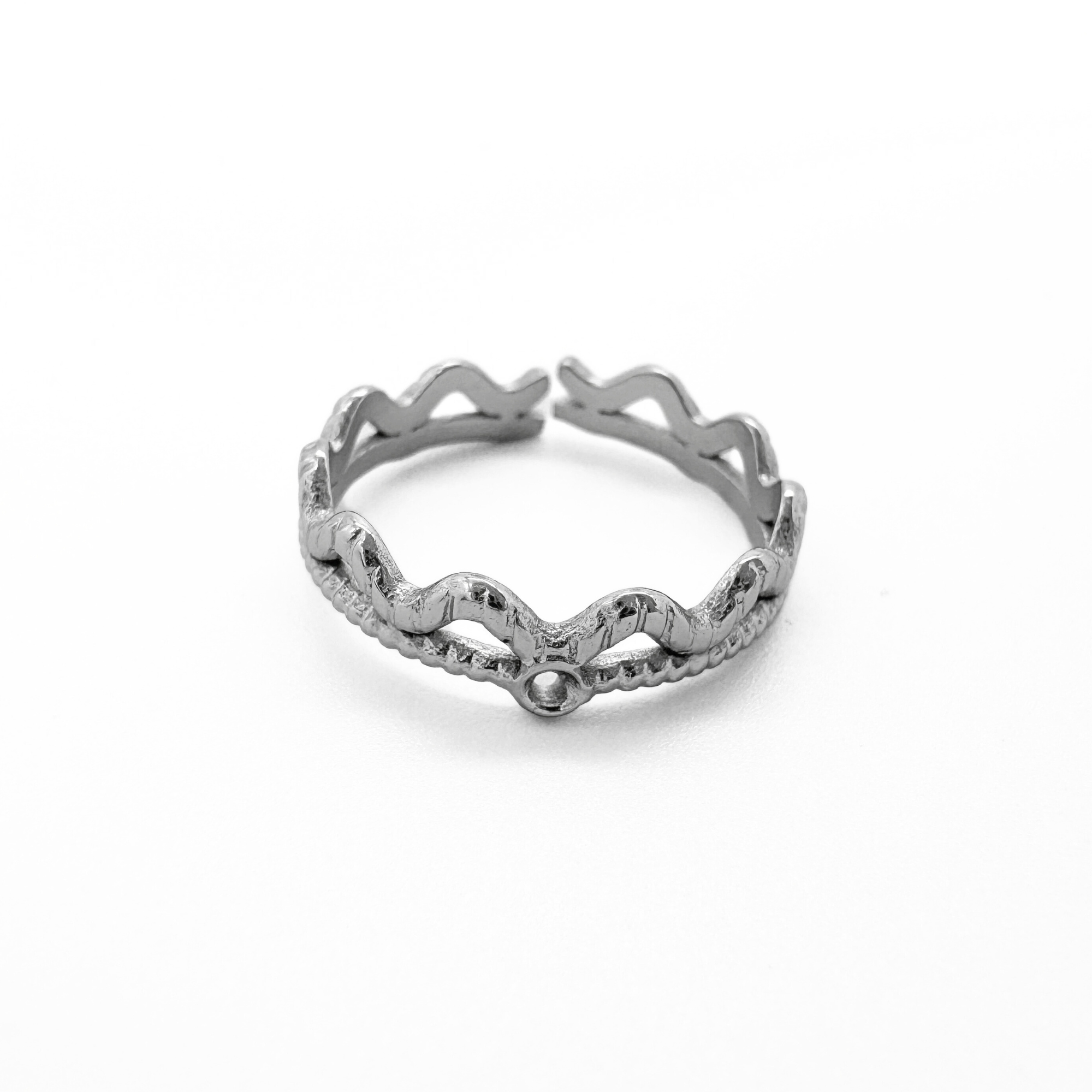 Noor - Anillo - Acero inoxidable - Ajustable