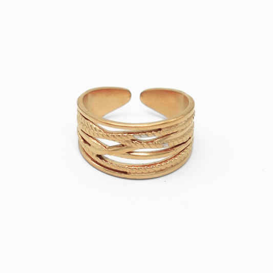 Louve - Anillo - Acero inoxidable - Ajustable