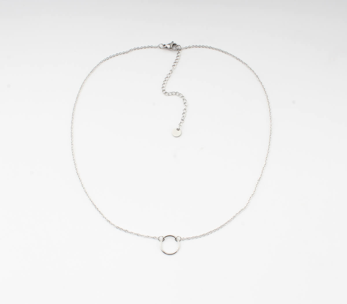 Circle - Ketting - Stainless Steel