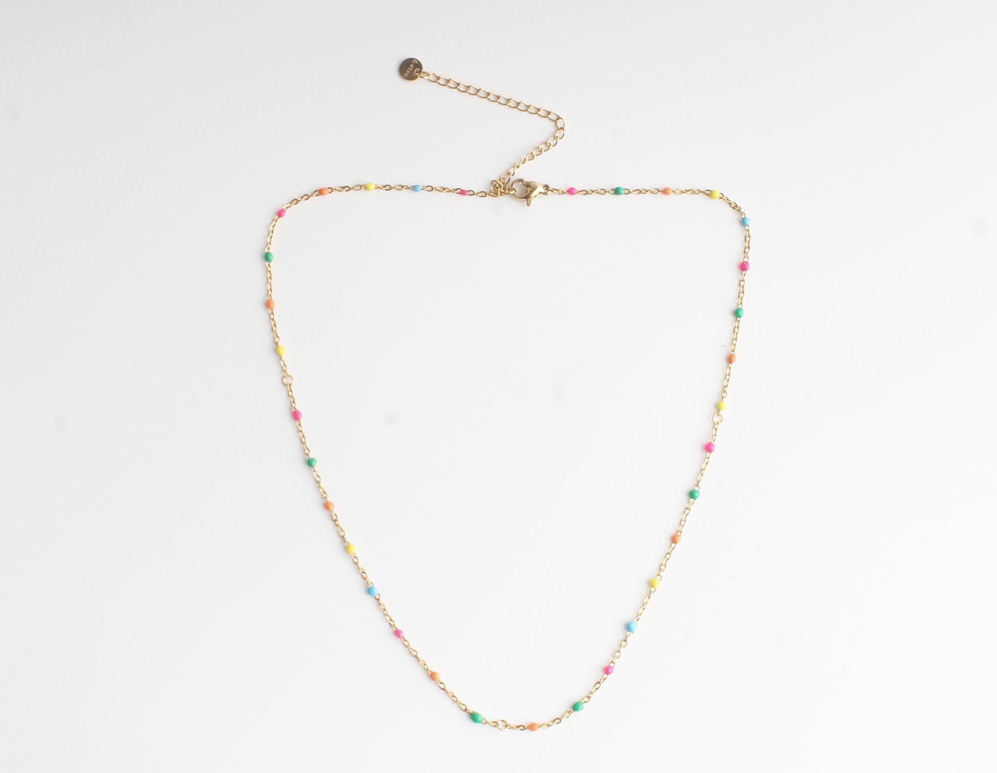 Multicoloured Dot - Collar - Acero inoxidable