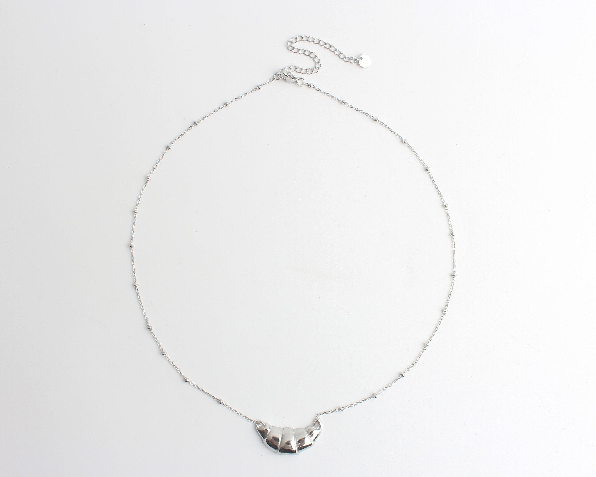 Croissant - Ketting - Stainless Steel