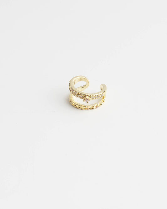 Sparkle - Ear cuff - Acero inoxidable