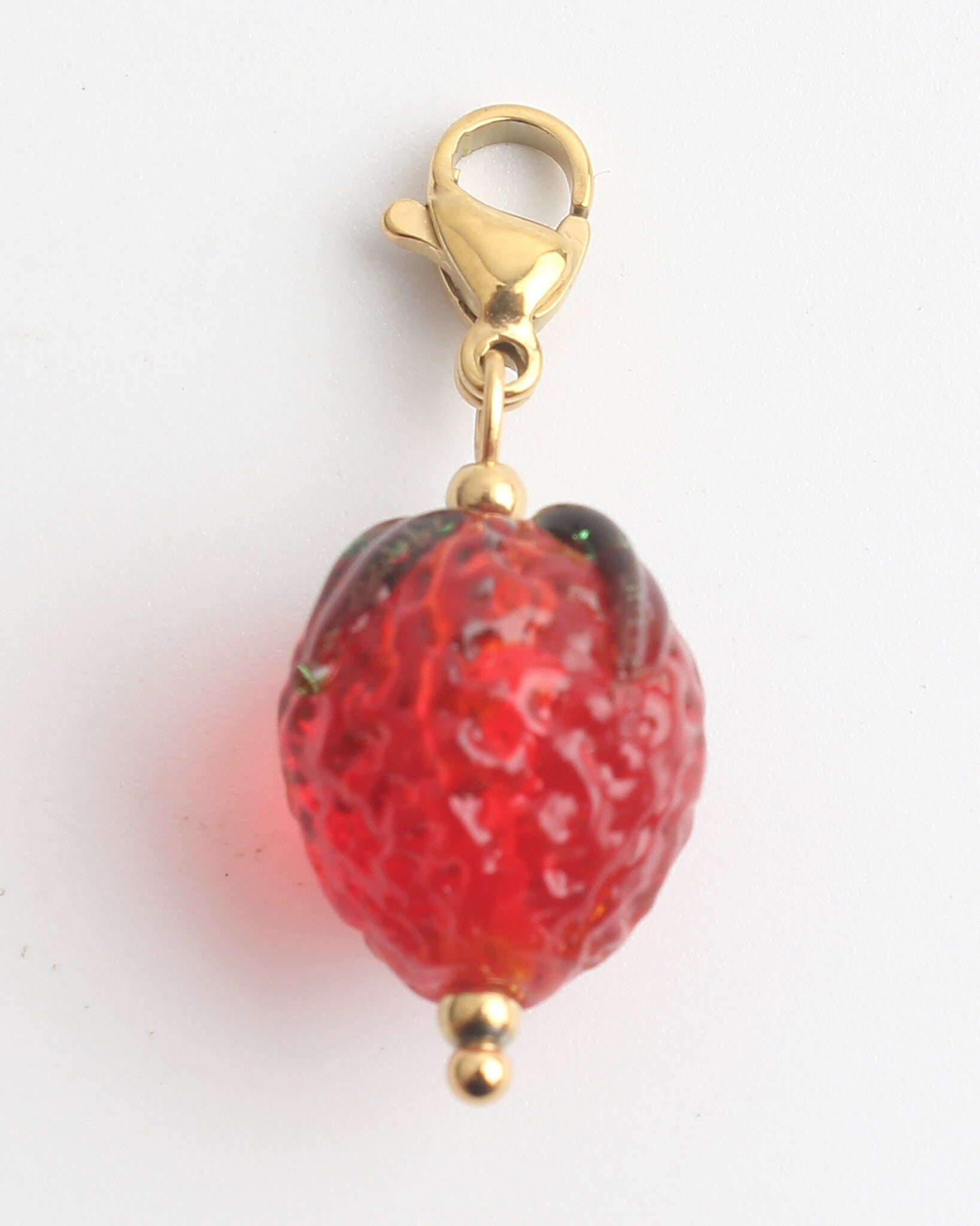 Fragola - Charm - Personalizzabile - Acciaio inossidabile