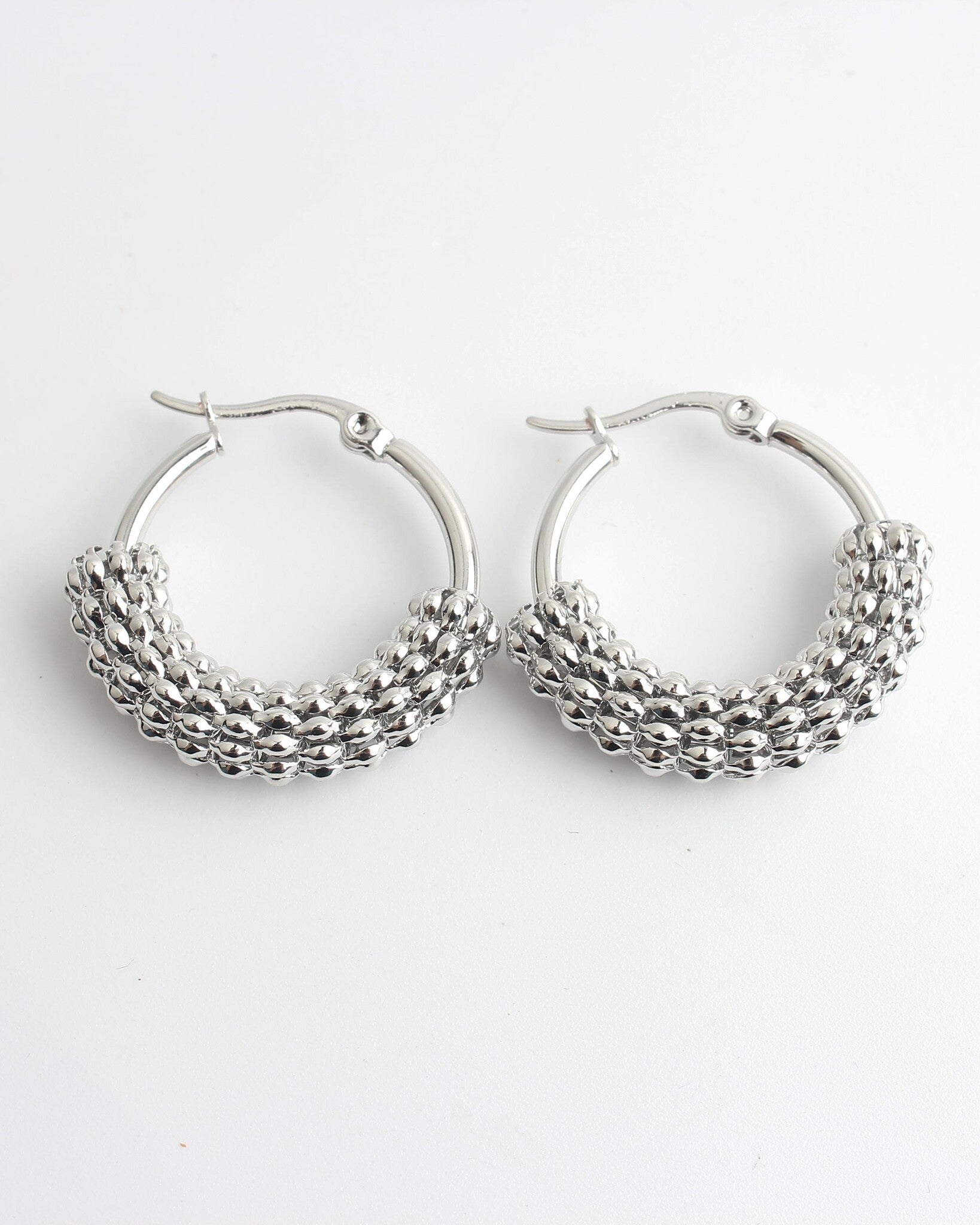 Classy Hoops - Boucles d'oreilles - Acier inoxydable