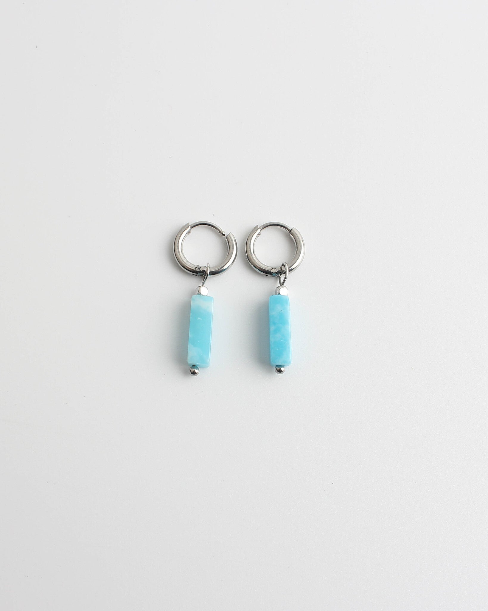 Dora - Earrings - Natural Stone - Stainless Steel