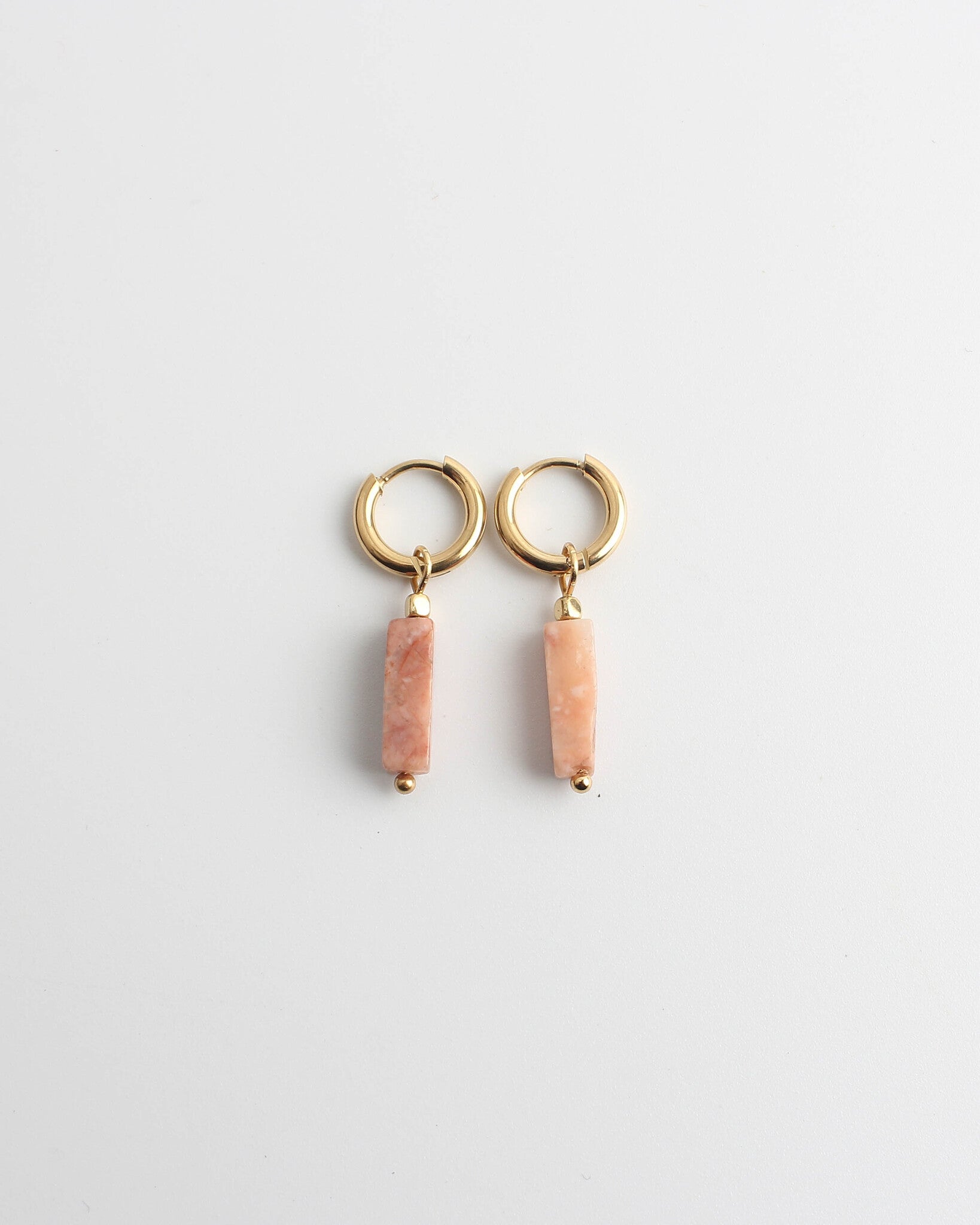 Dora - Earrings - Natural Stone - Stainless Steel