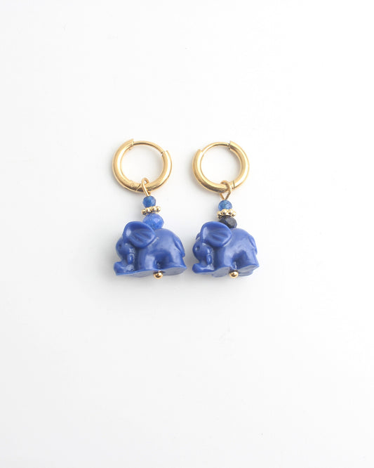 Elefante - Pendientes - Acero inoxidable