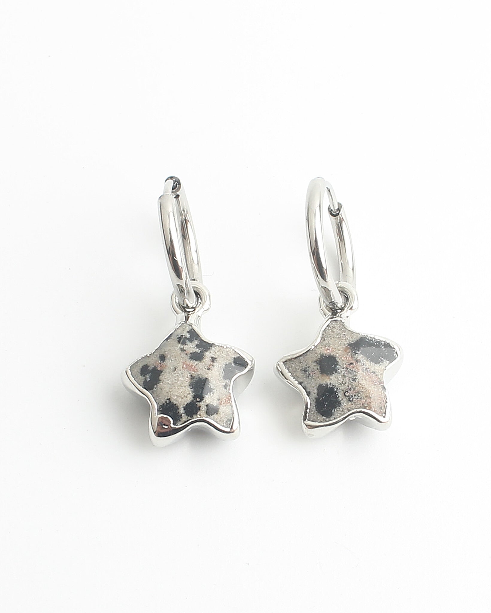 Starry - Pendientes - Piedra natural - Acero inoxidable