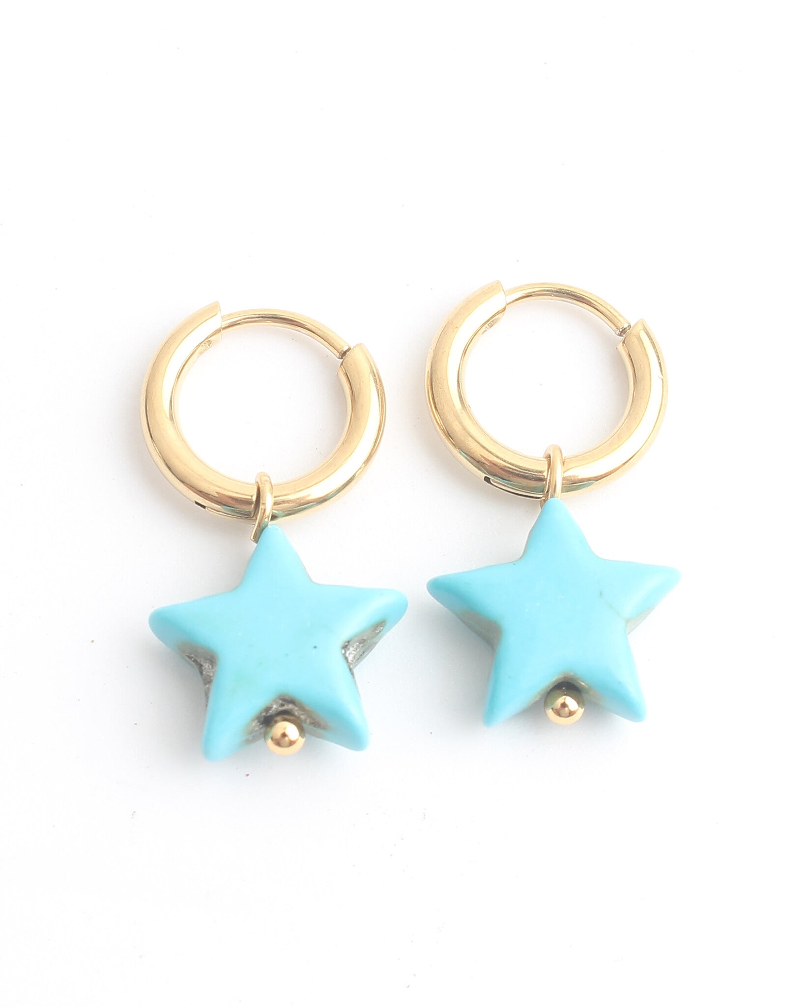 Bright Star - Pendientes - Acero inoxidable