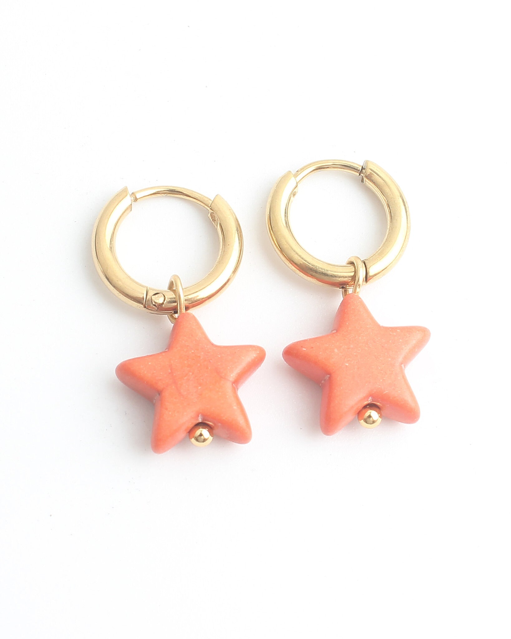 Bright Star - Earrings - Stainless Steel