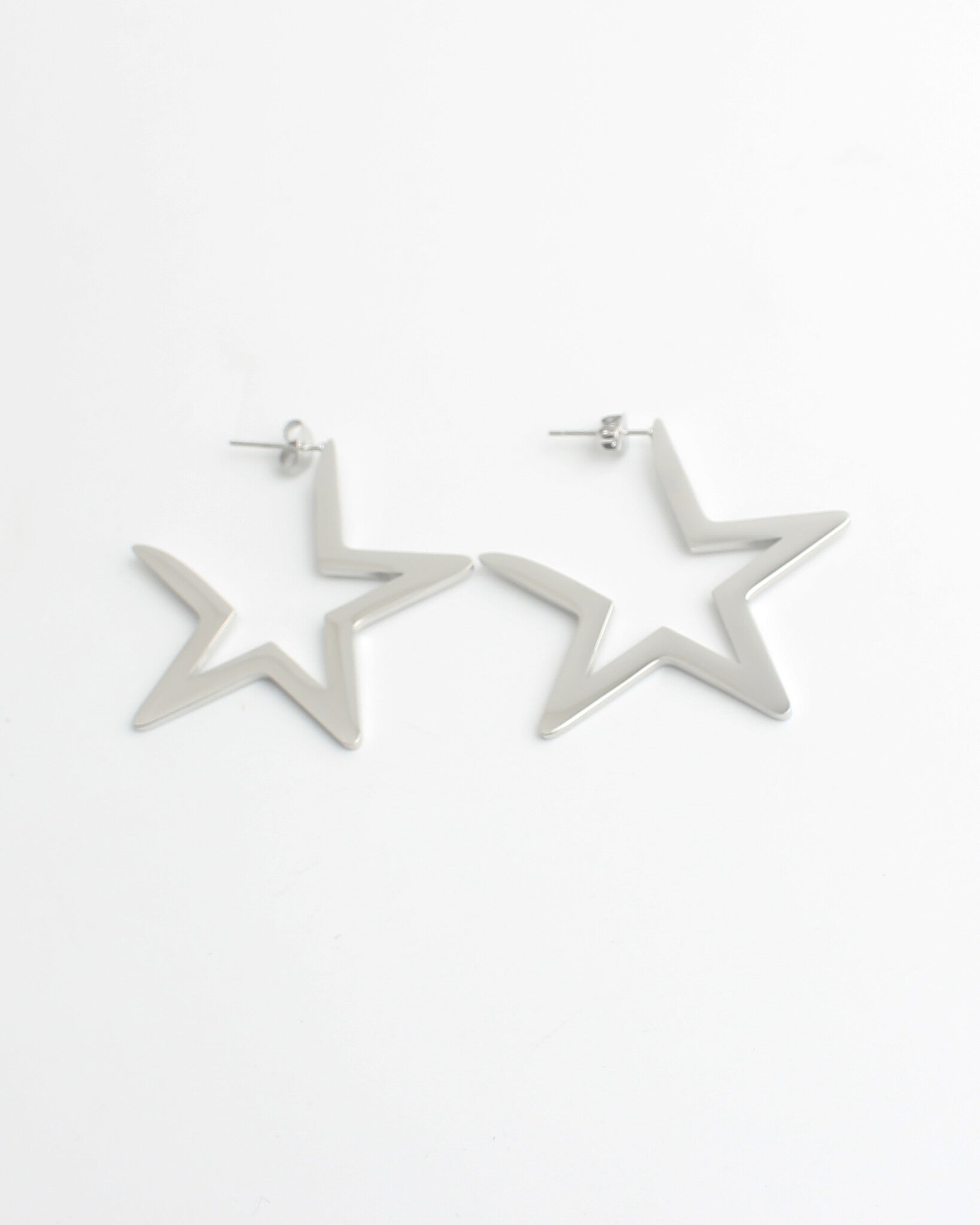 Mega Star - Pendientes - Acero inoxidable