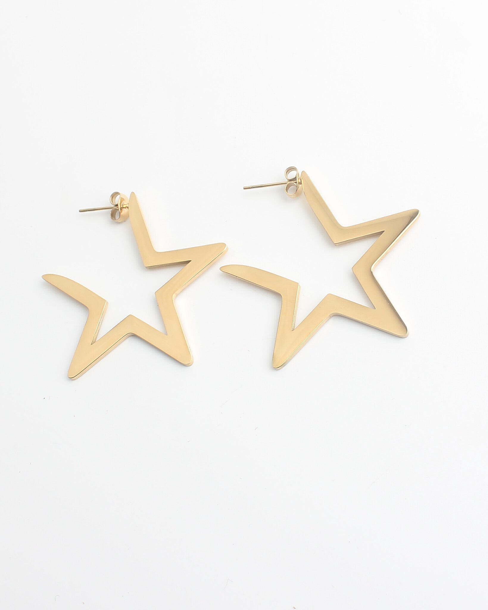 Mega Star - Pendientes - Acero inoxidable