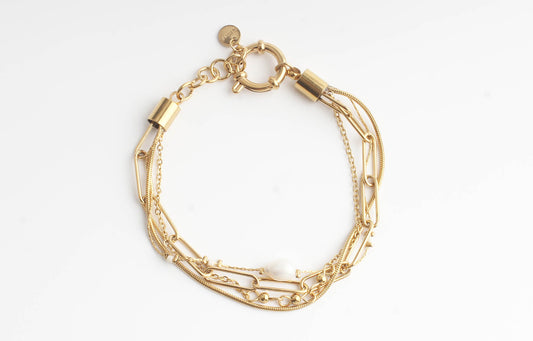 Eloise - Bracciale - 4 strati - Acciaio inossidabile