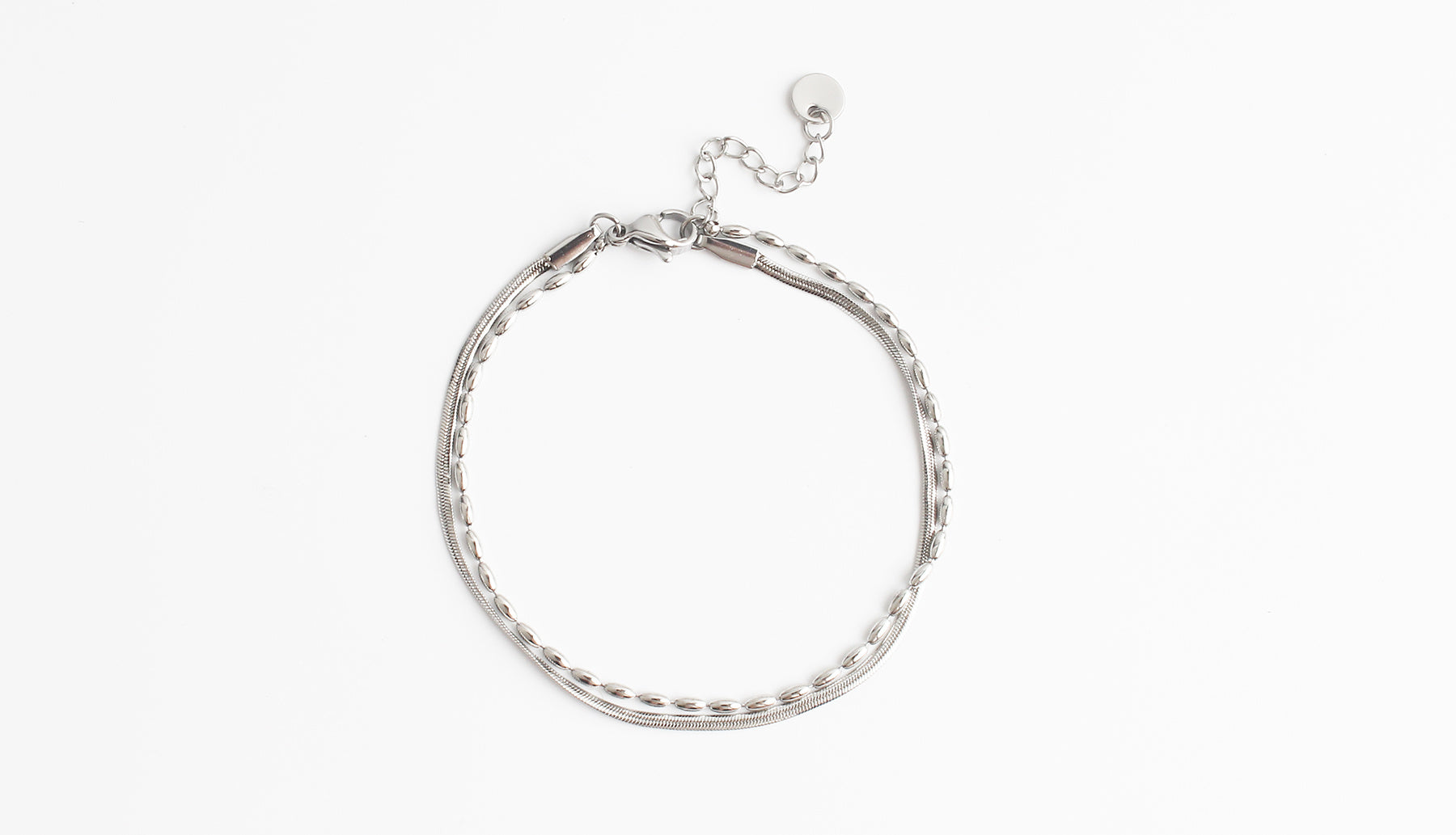 Minimalistic - Bracelet - 2 Layer - Stainless Steel