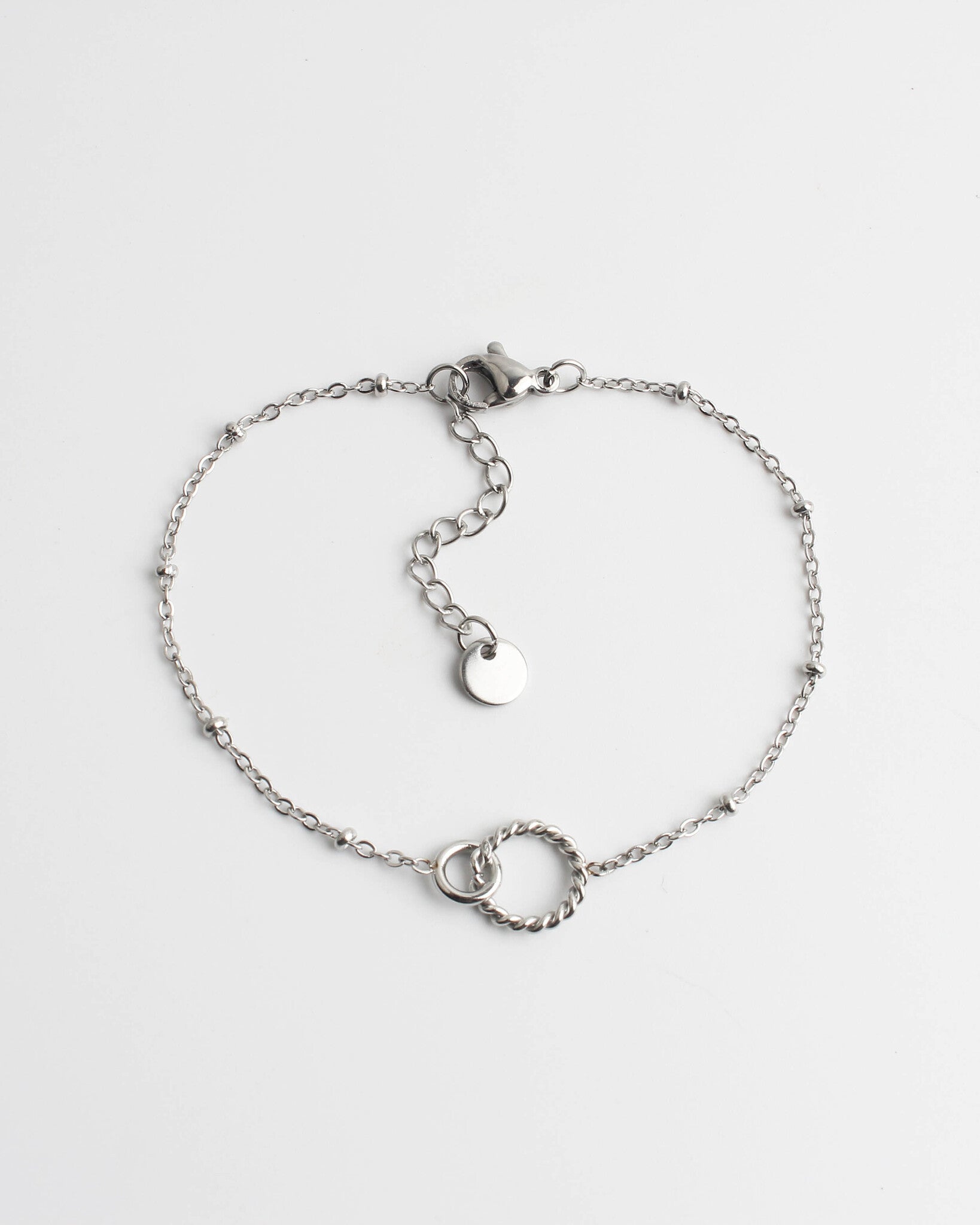 Round & Round - Pulsera - Acero inoxidable