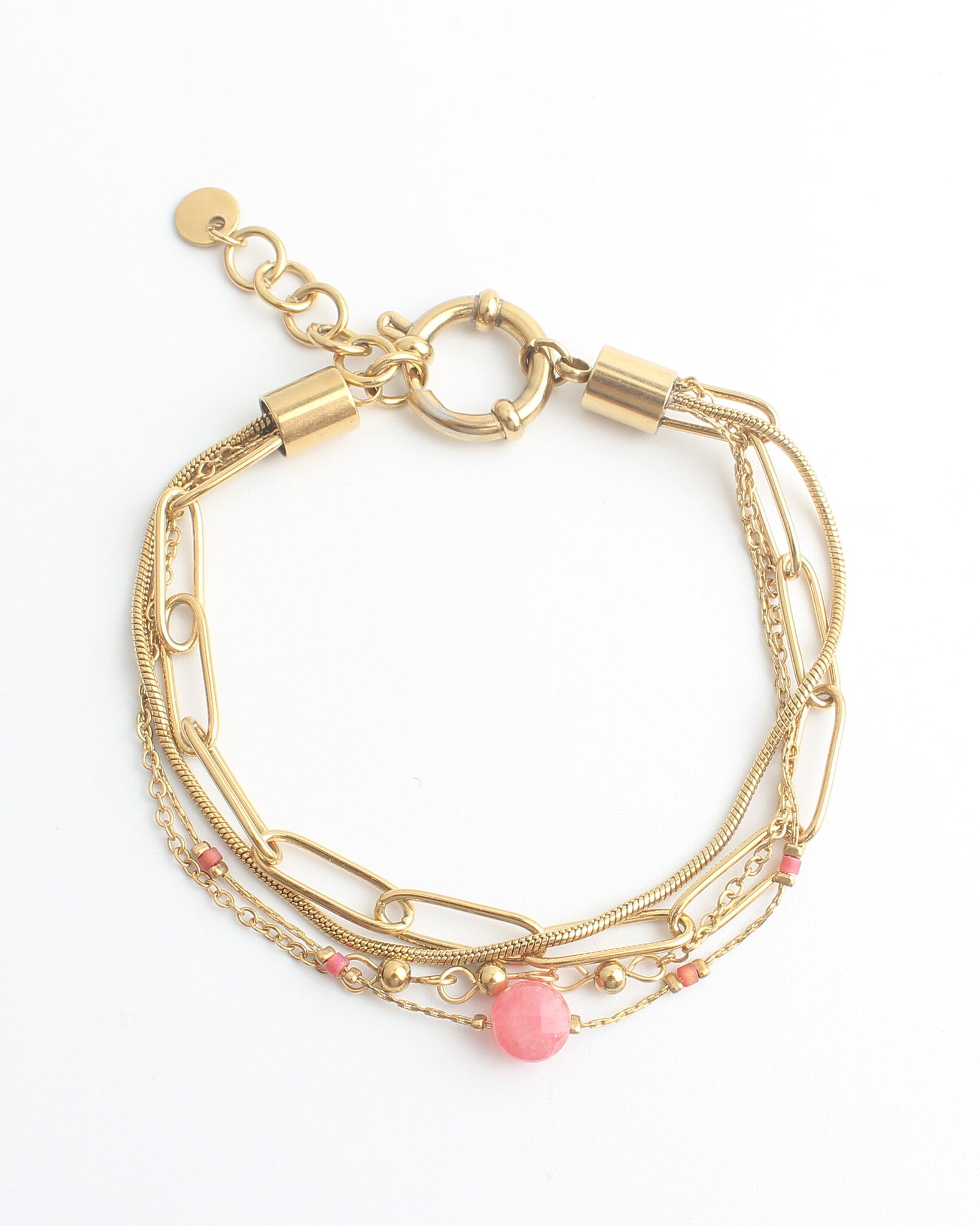 Eloise - Pulsera - 4 capas - Acero inoxidable