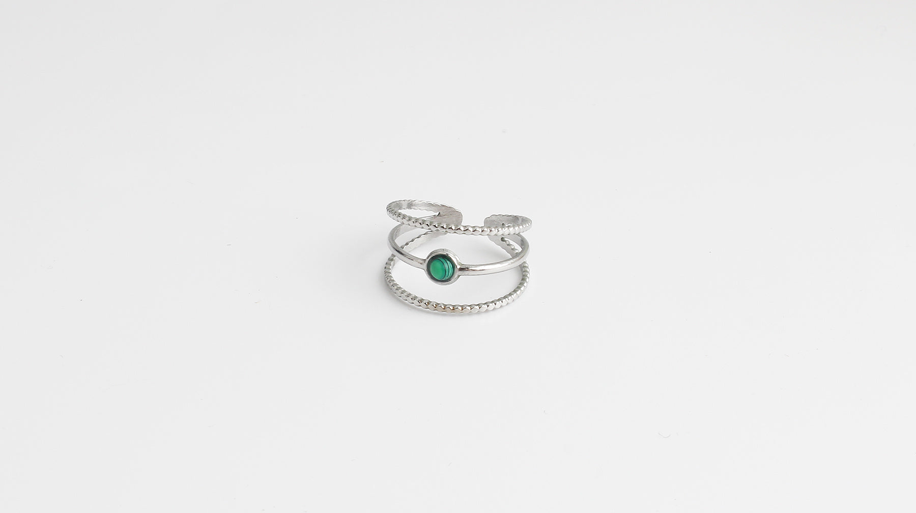 Aarya - Anillo - Acero inoxidable - Ajustable