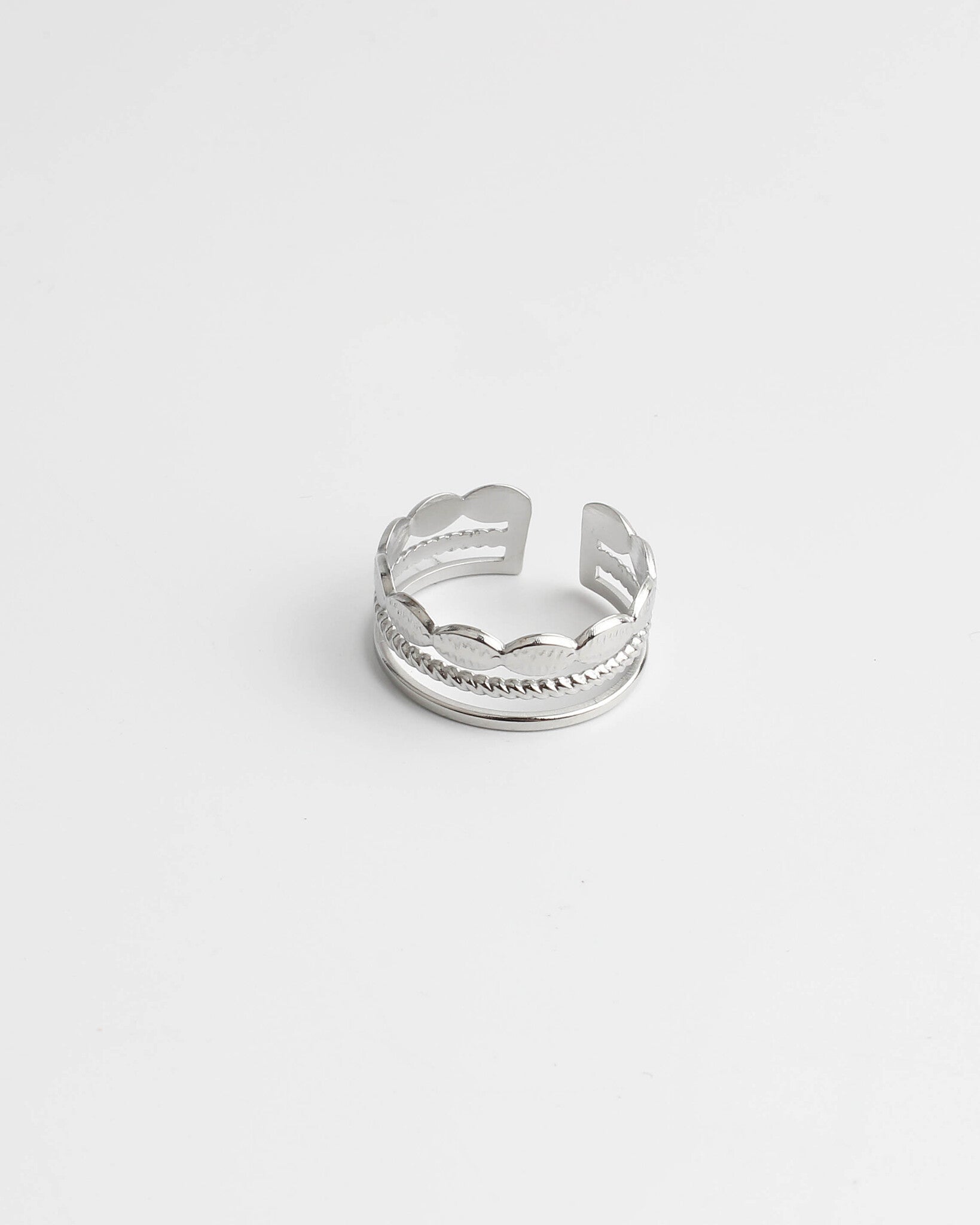 Avelie - Ring - Stainless Steel - Adjustable