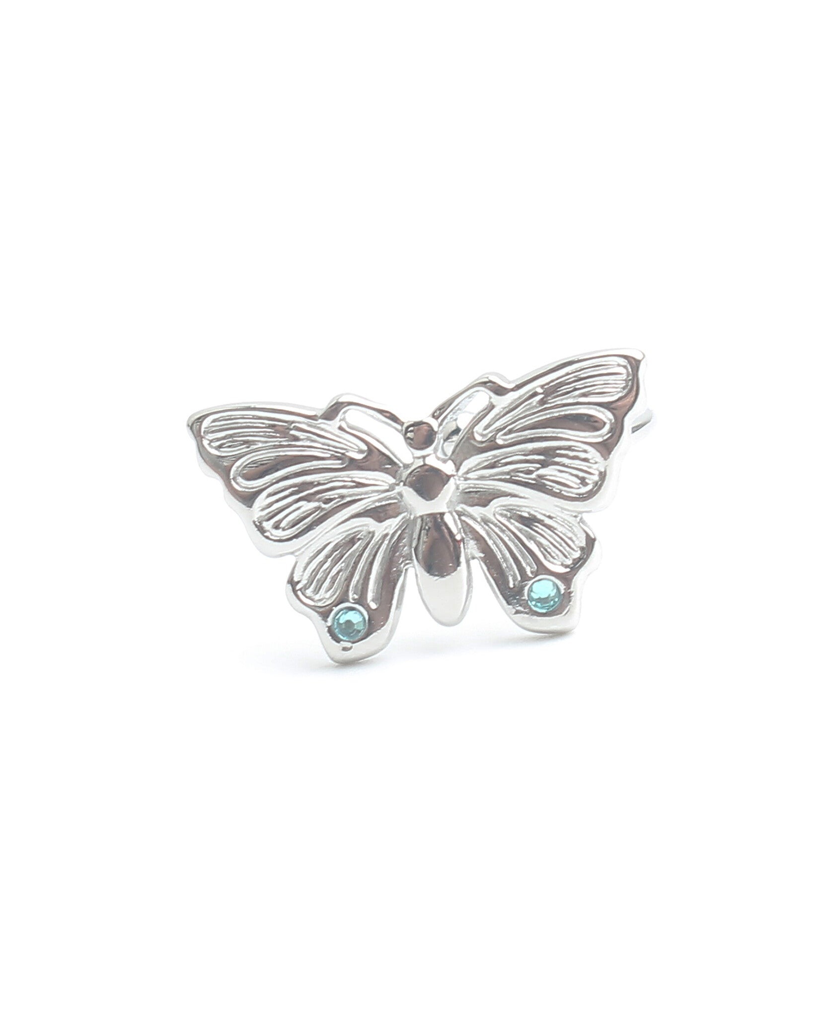 Mariposa - Anillo - Acero inoxidable - Ajustable