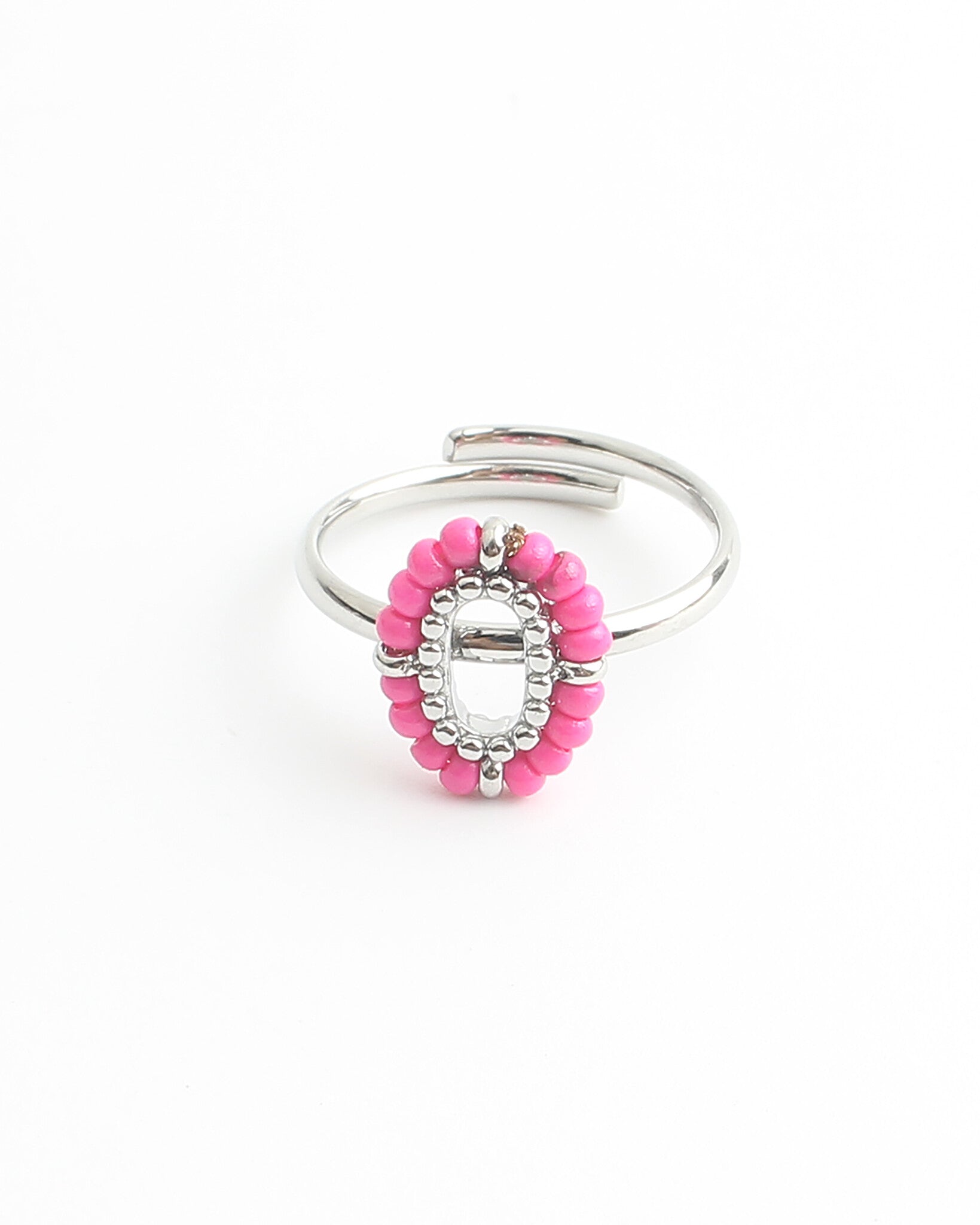 Amity - Ring Pink - Stainless Steel - Verstelbaar