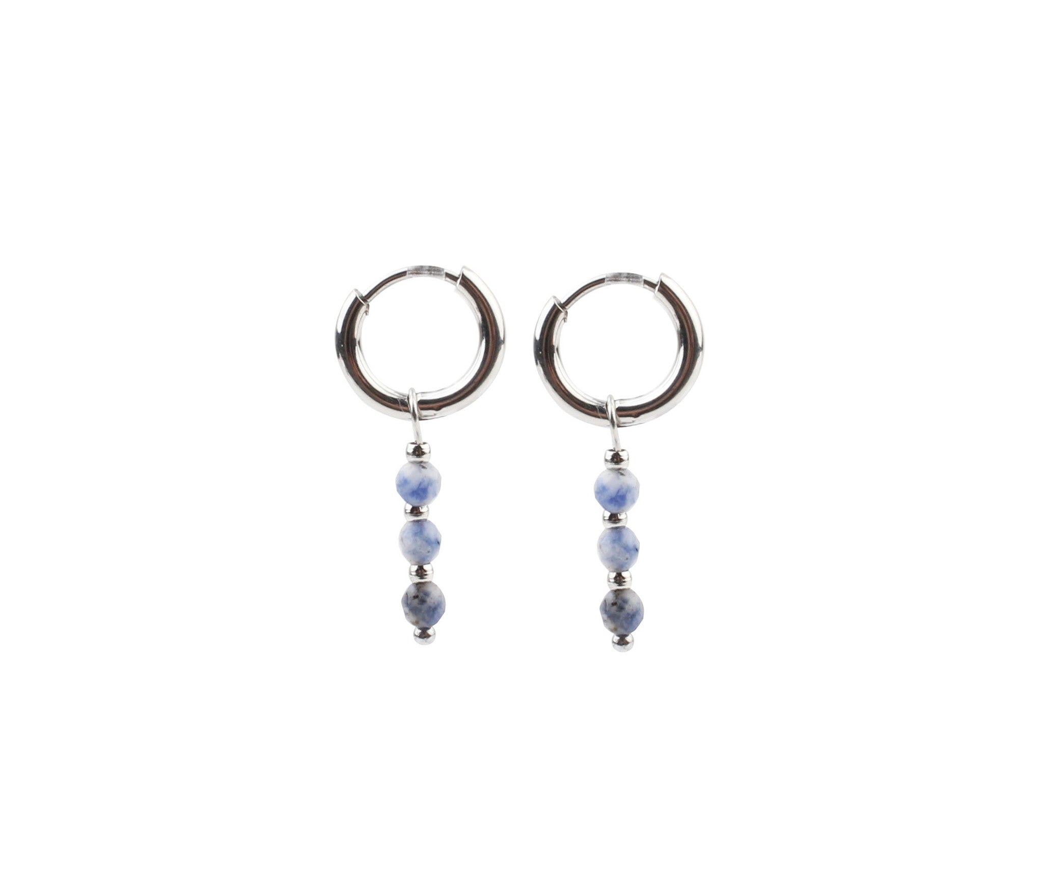 Mon Cheri - Boucles d'oreilles - Pierre naturelle - Acier inoxydable