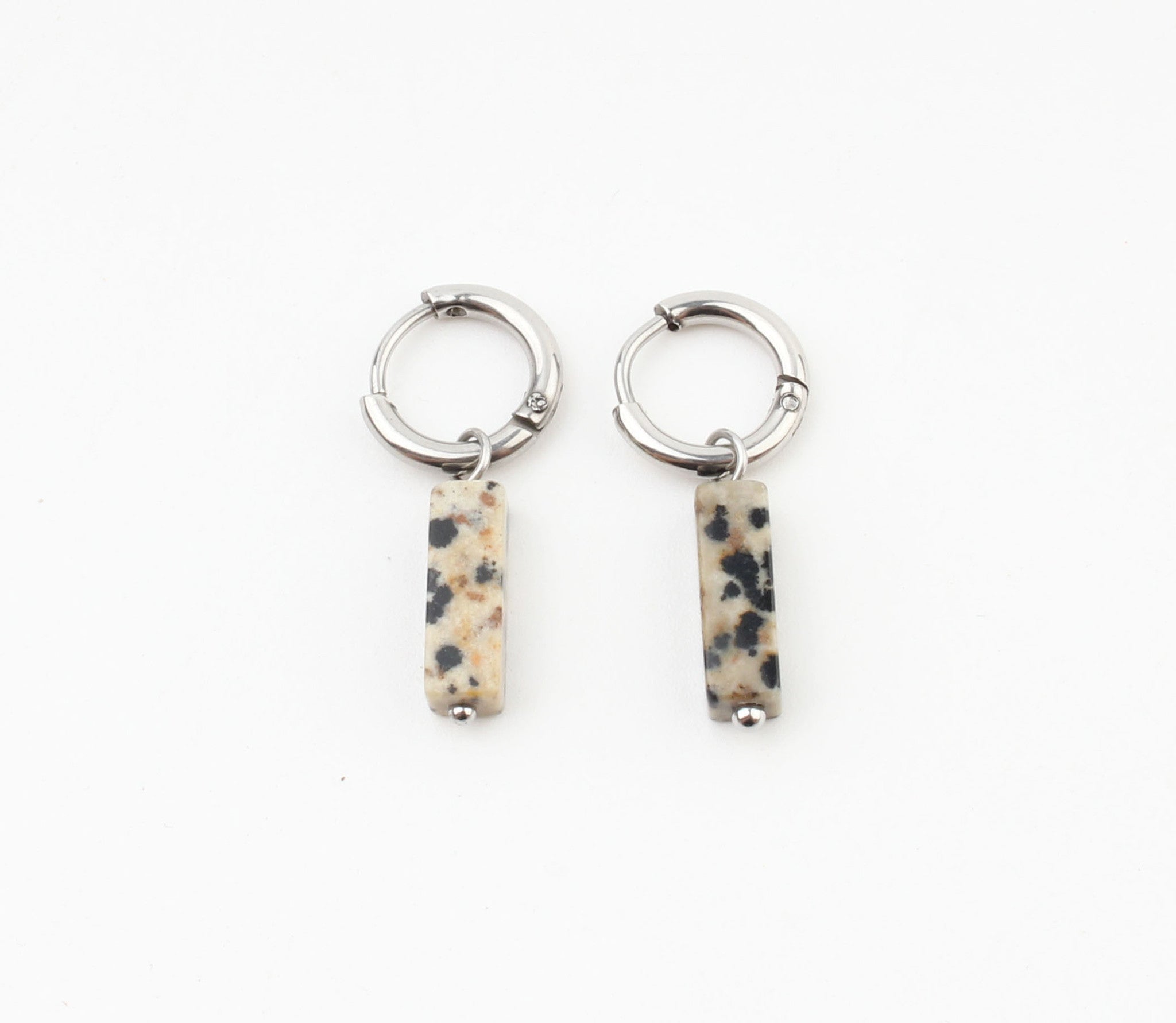 Dora - Earrings - Natural Stone - Stainless Steel