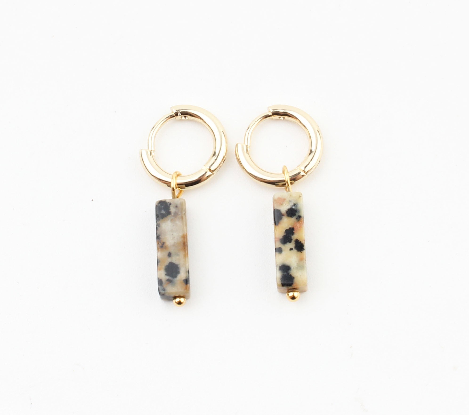 Dora - Earrings - Natural Stone - Stainless Steel