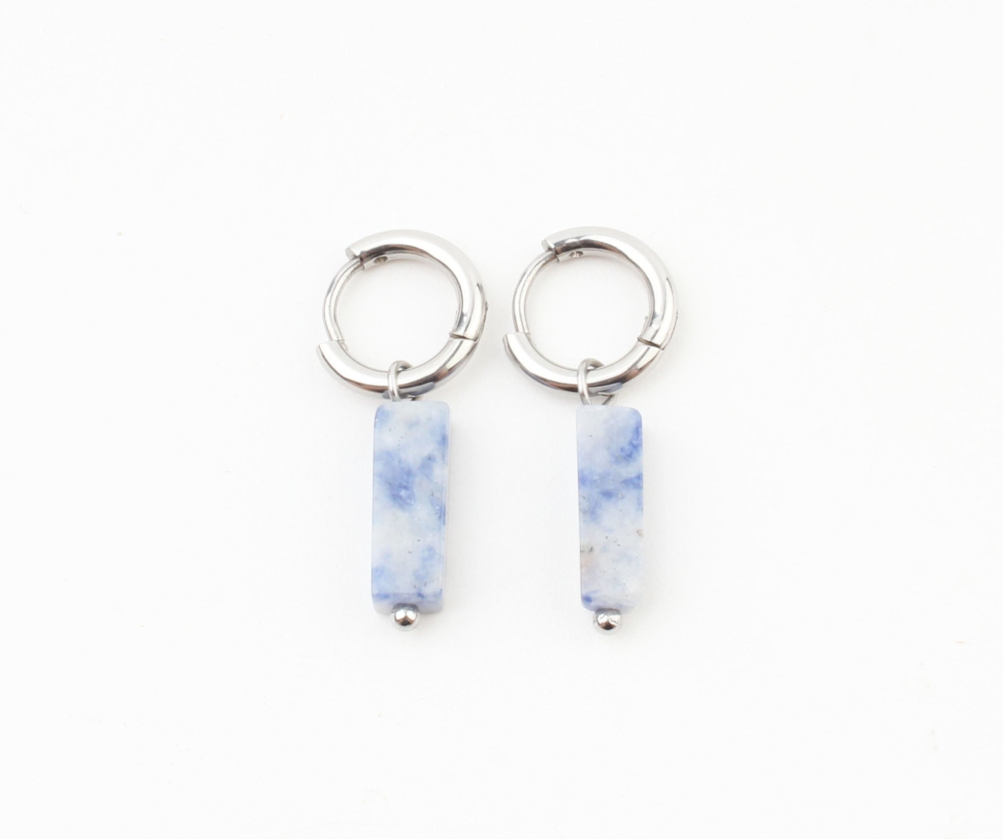 Dora - Earrings - Natural Stone - Stainless Steel