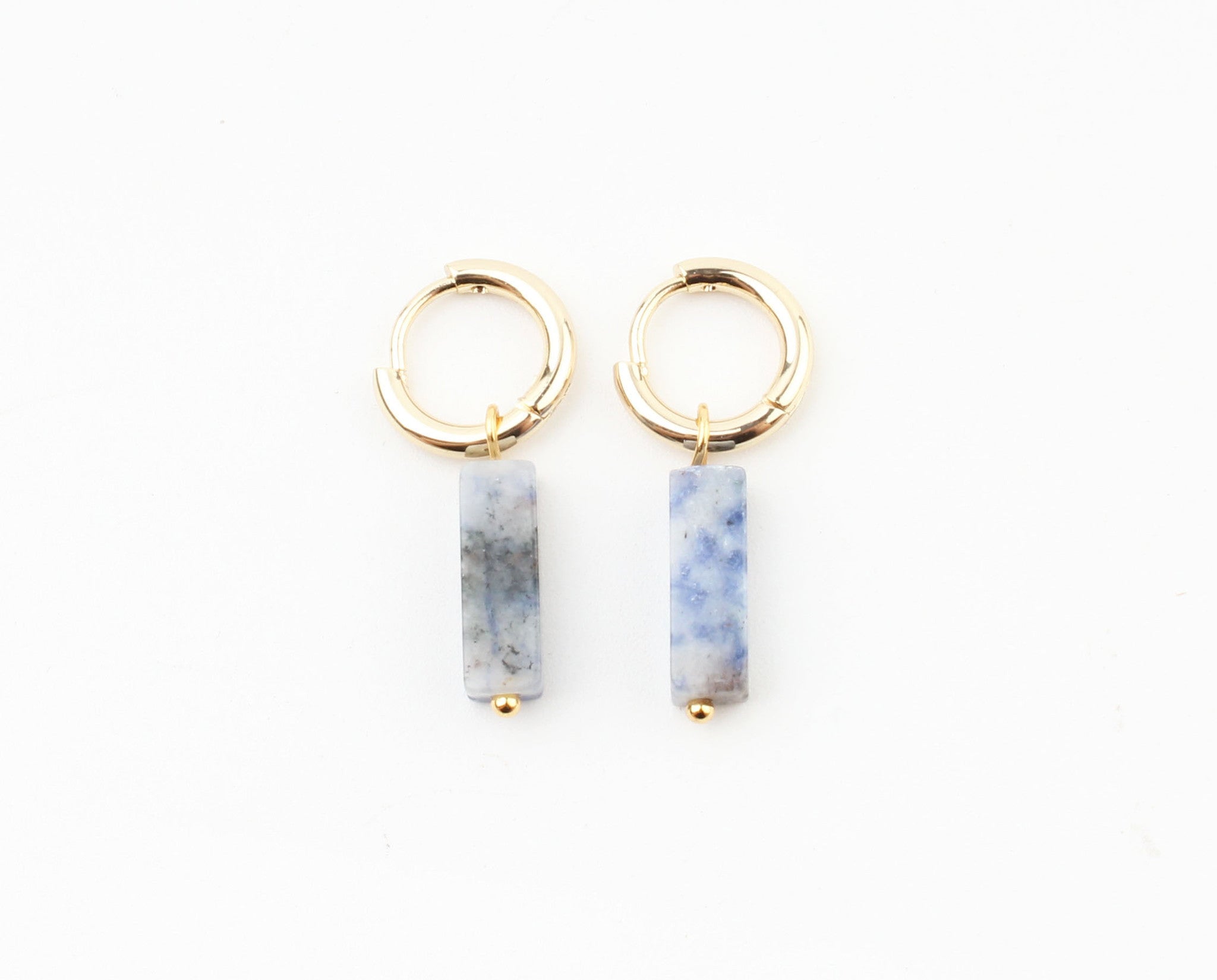 Dora - Earrings - Natural Stone - Stainless Steel