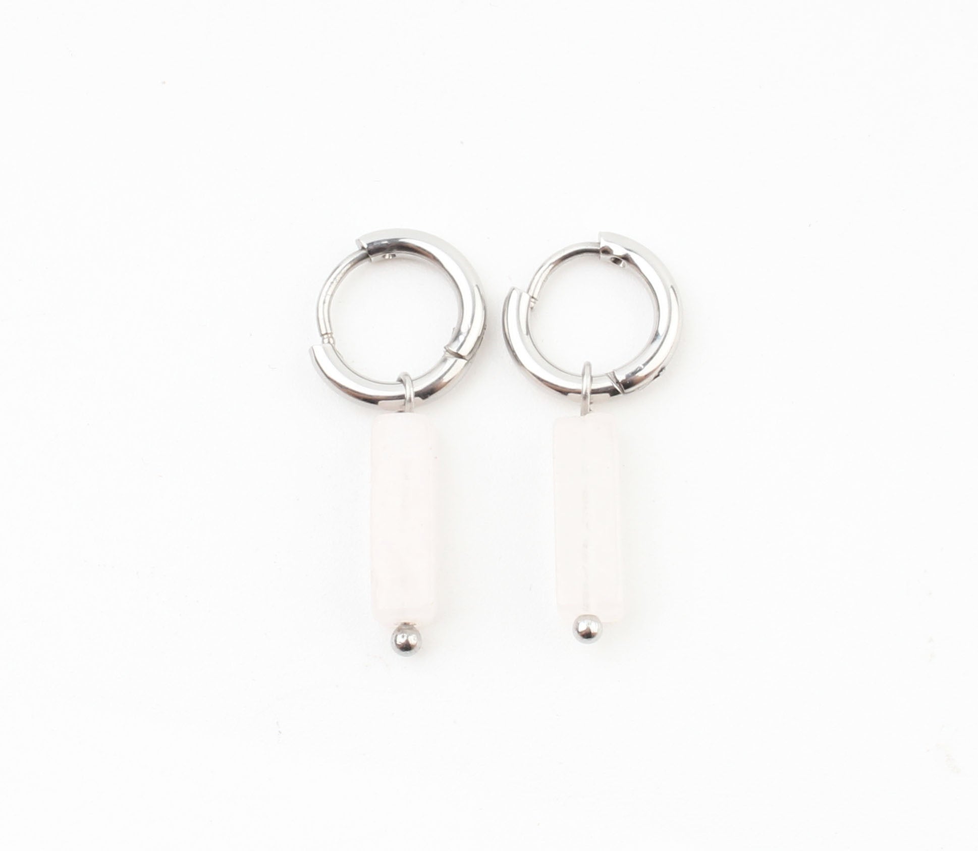 Dora - Earrings - Natural Stone - Stainless Steel