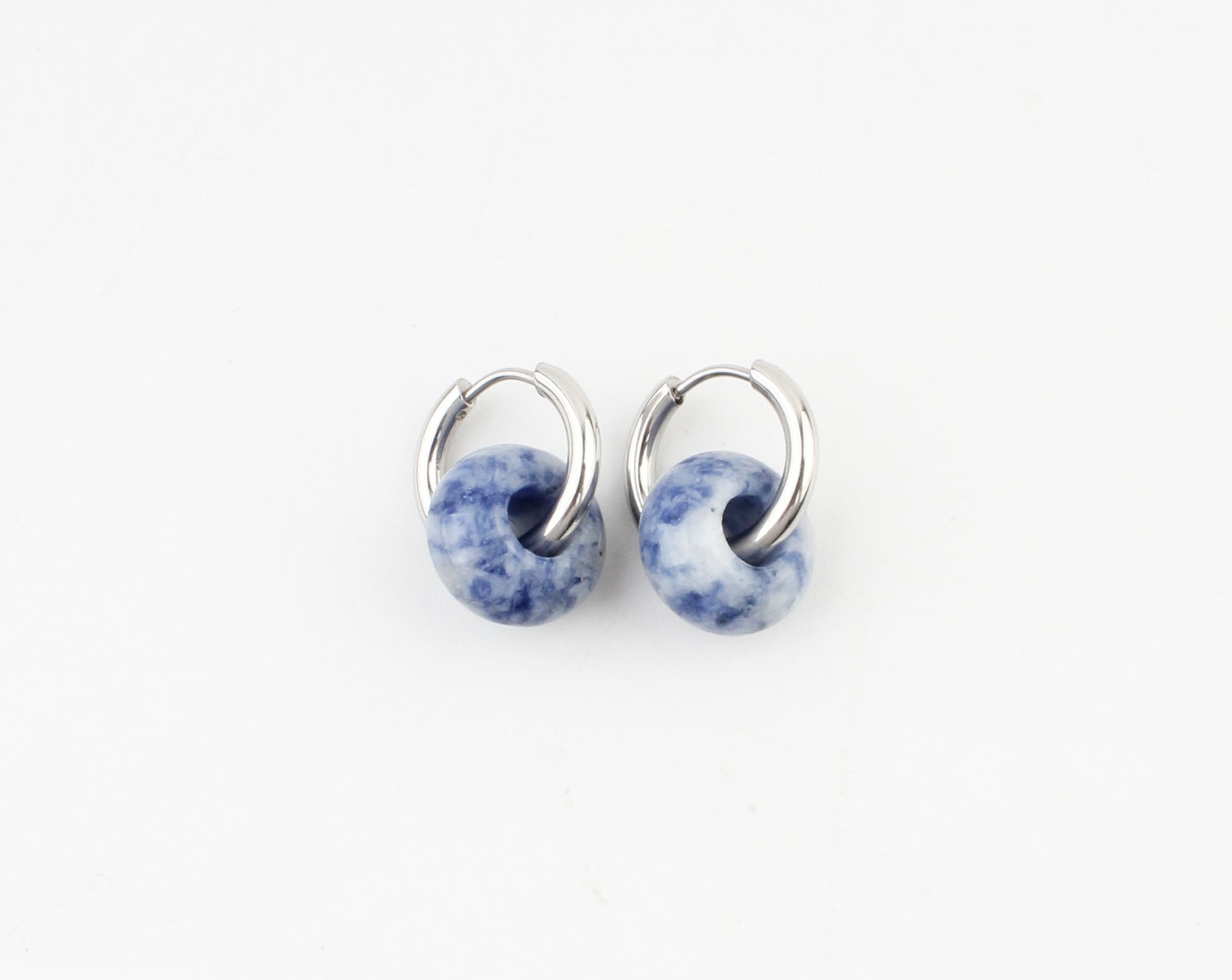 Femme - Earrings - Natural Stone - Stainless Steel