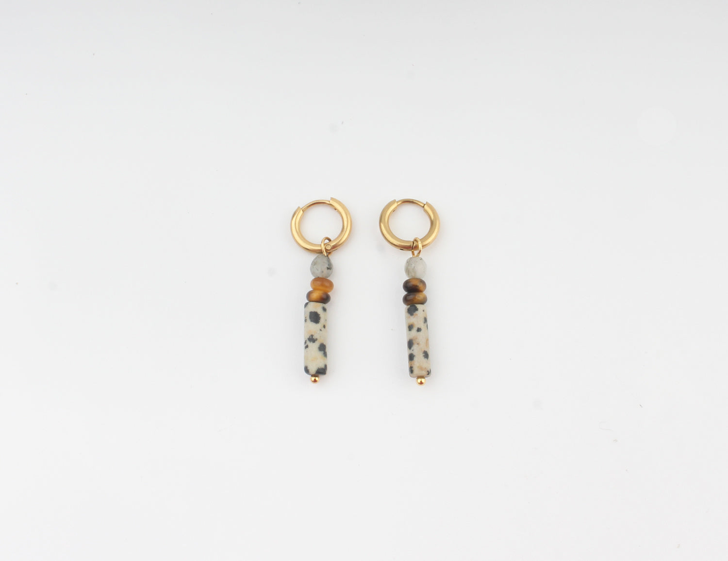 Frida - Earrings - Natural Stone - Stainless Steel