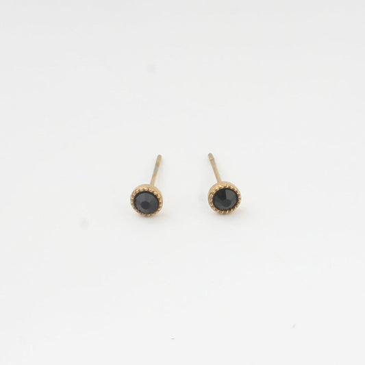 Circonita - Stud - Pendientes - Acero inoxidable