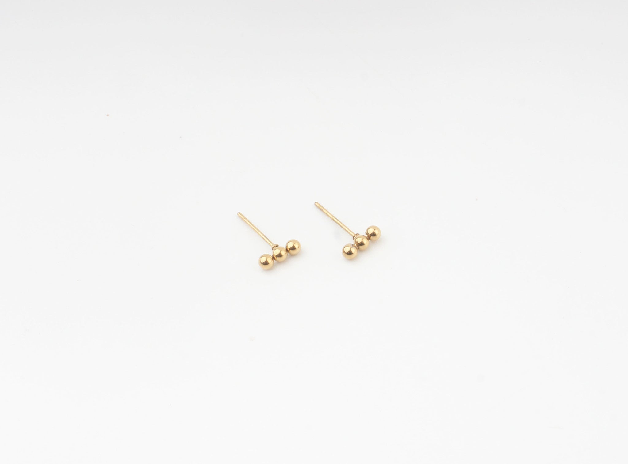 3 Dots - Studs - Boucles d'oreilles - Acier inoxydable