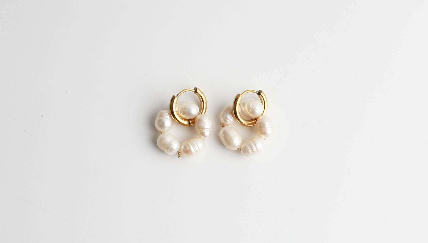 Mix Of Pearls - Pendientes - Acero inoxidable