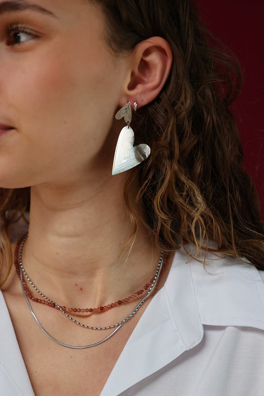 Lovin - Boucles d'oreilles - Acier inoxydable