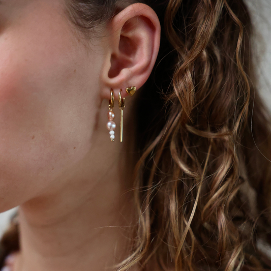 Frais - Boucles d'oreilles - Acier inoxydable