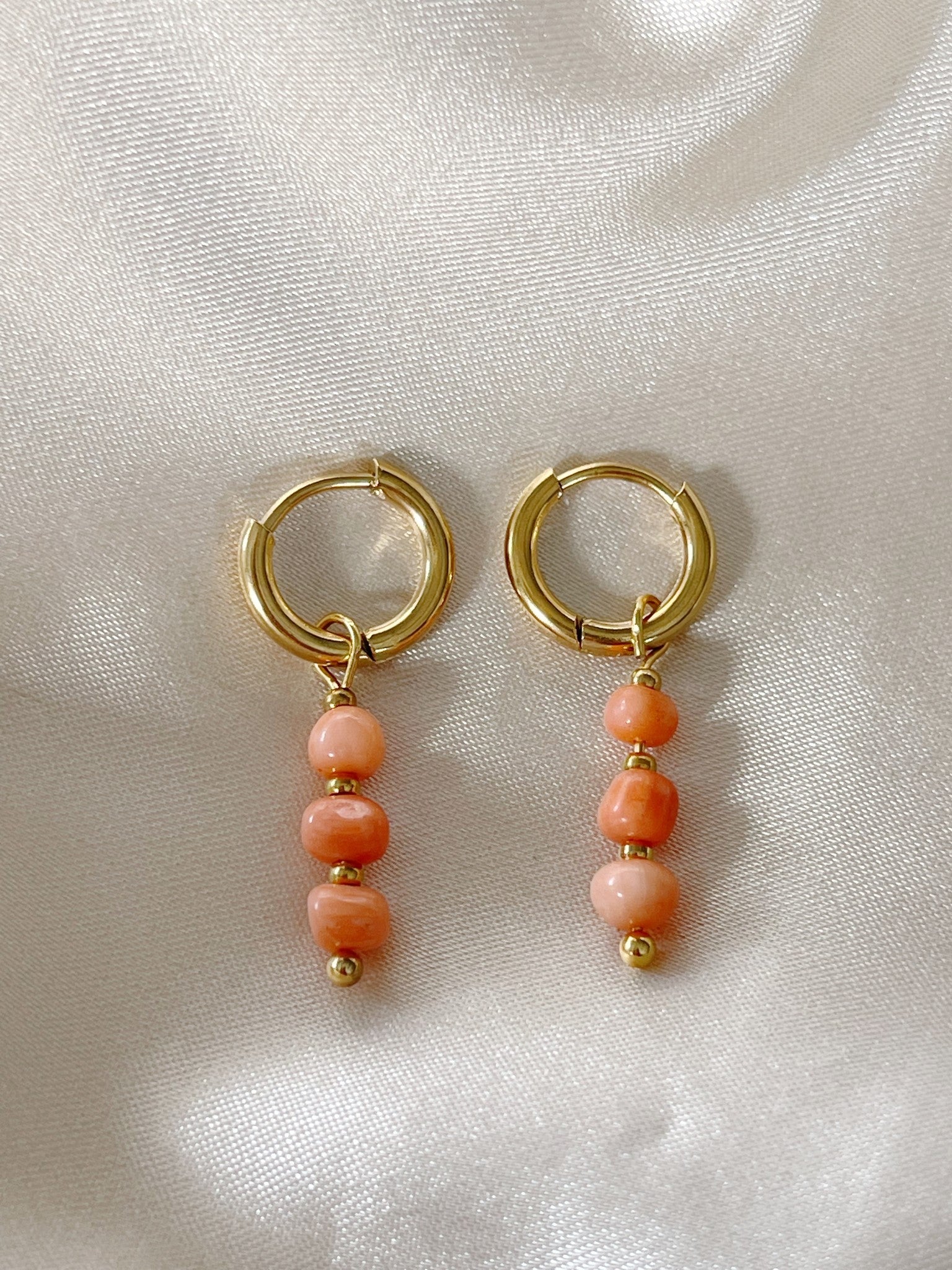 Pendientes Coral - Pendientes - Acero inoxidable