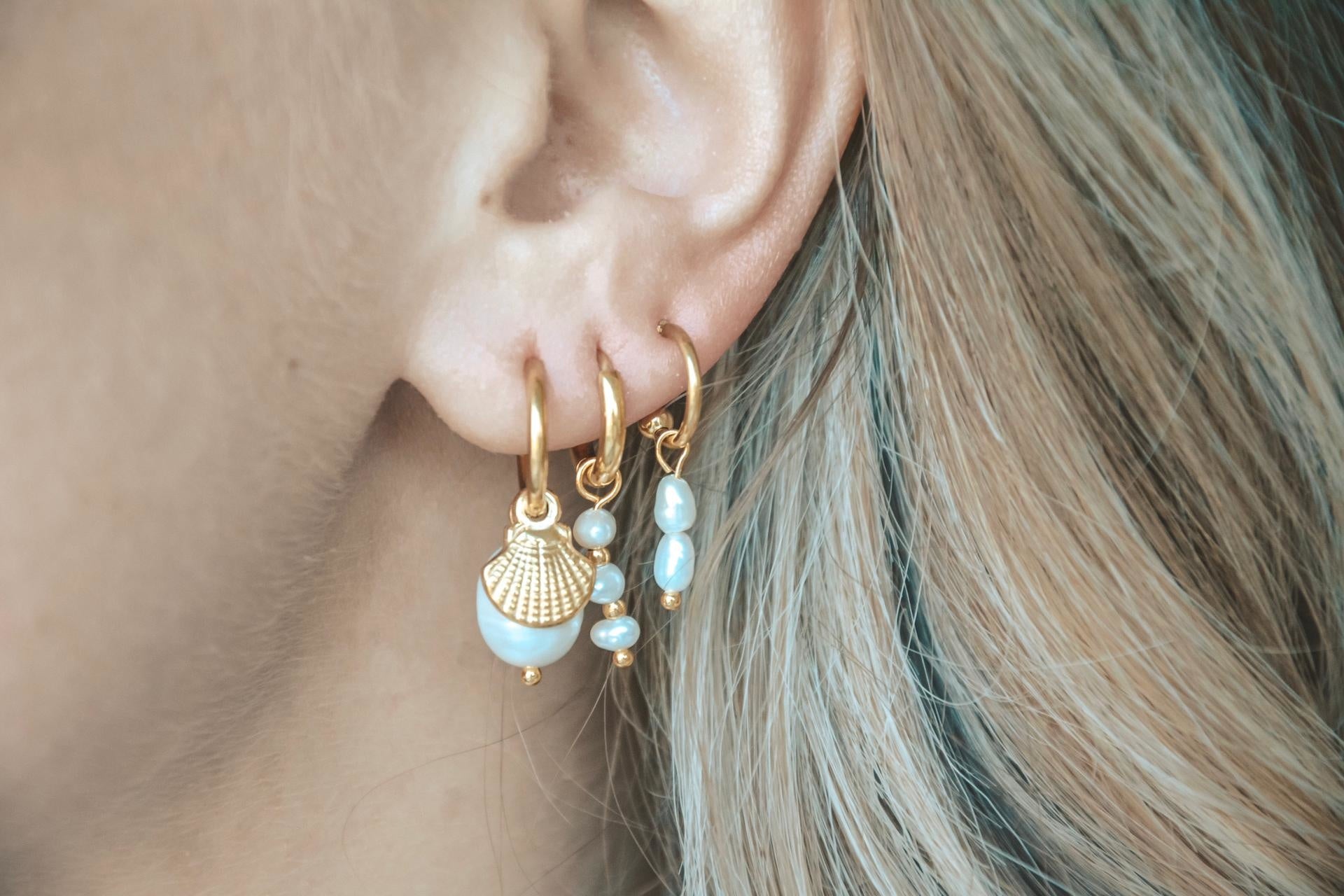 Mon Cheri - Boucles d'oreilles - Pierre naturelle - Acier inoxydable