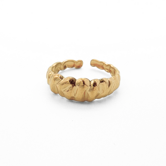 Dorine - Anillo - Acero inoxidable - Ajustable