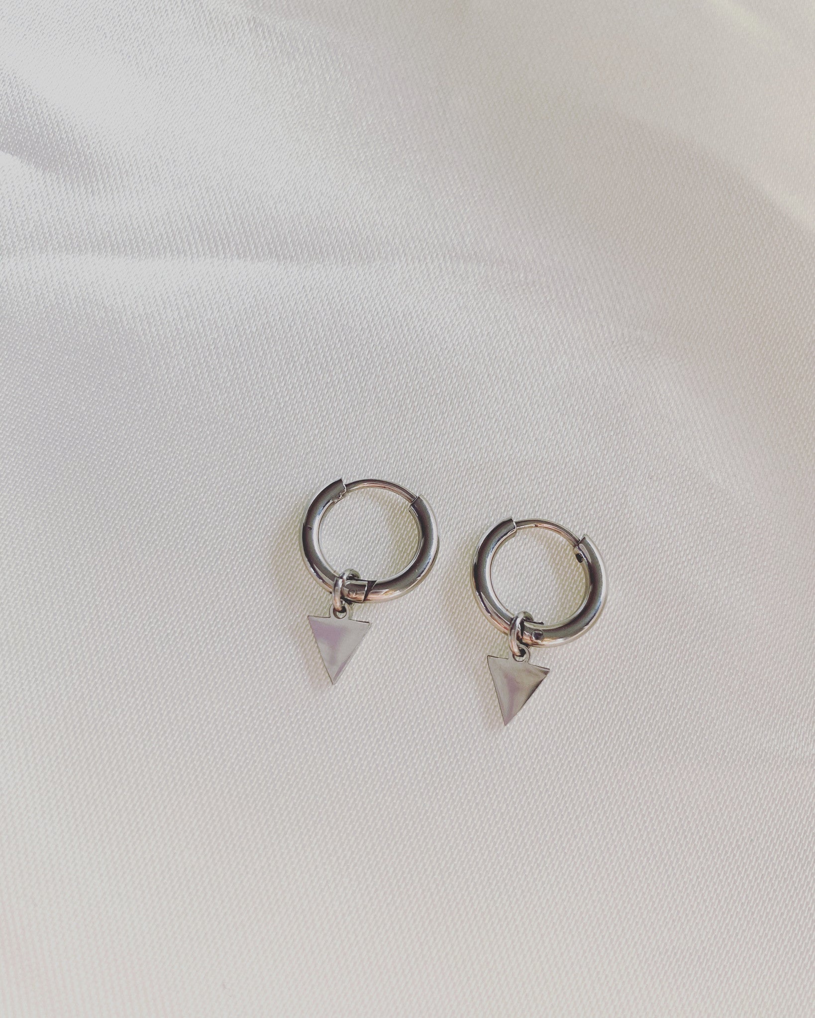 Little Triangle - Earrings - Stainless Steel