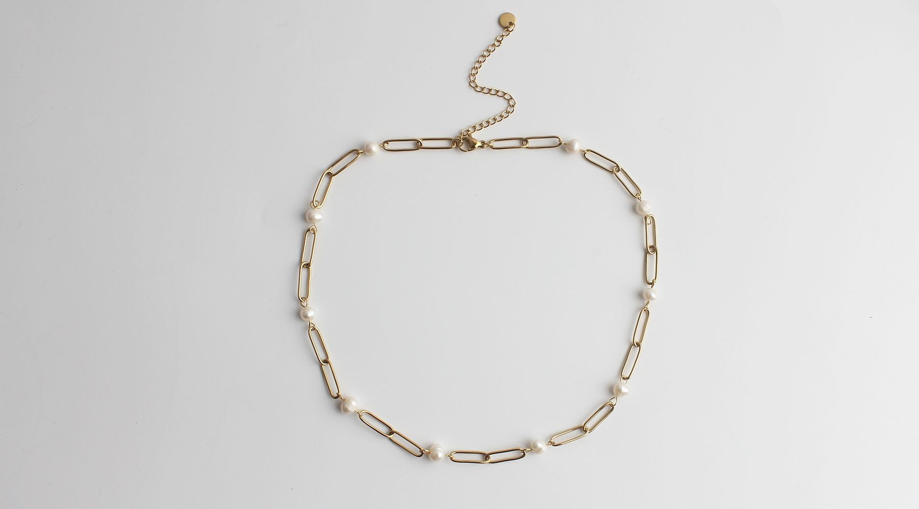 Pearly Chain - Collar - Acero inoxidable