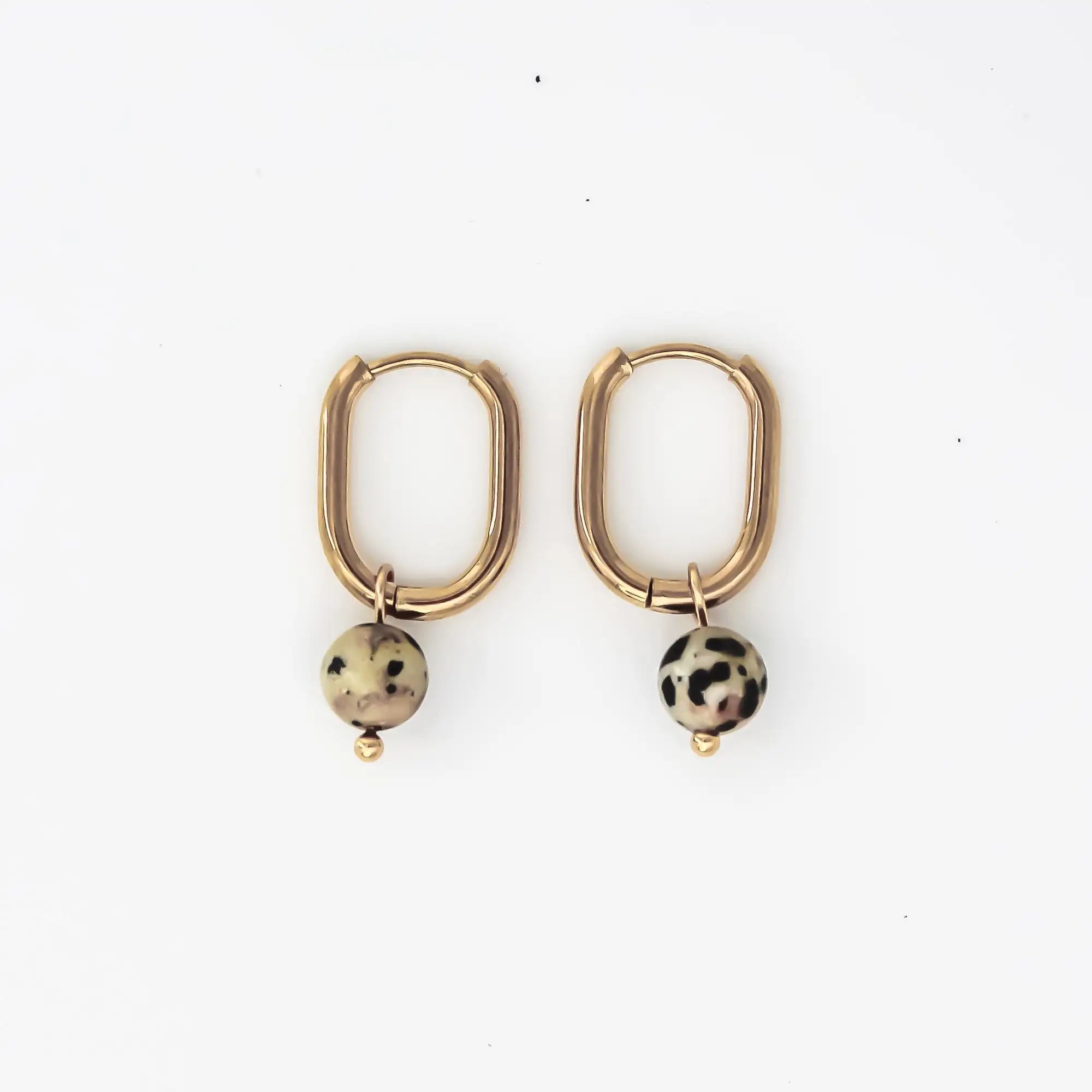 Zuzy - Pendientes - Piedra natural - Acero inoxidable