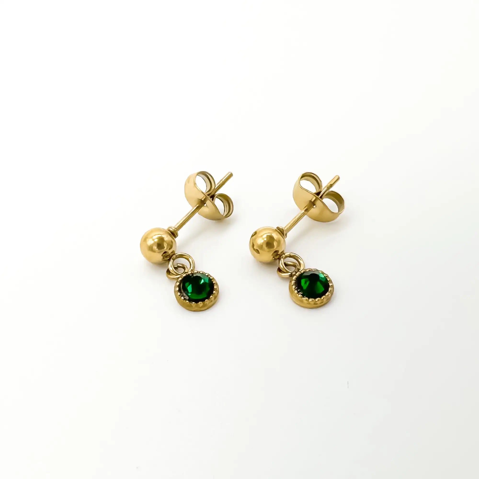 Estrella - Pendientes - Studs - Acero inoxidable