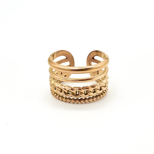 Nore - Anillo - Acero inoxidable - Ajustable